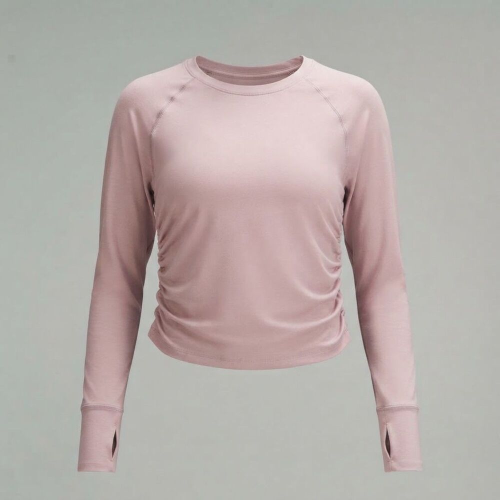 Offline by Aerie Long Sleeve Pink T-shirt. Size L